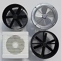 Public Facilities Ventilation Fans With Multiple Designs Shapes And Color Options
