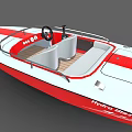 Modern Speedboat 3d model