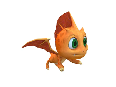 Modern Game Character Elf 3d model