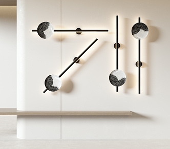 Modern wall lamp 3d model