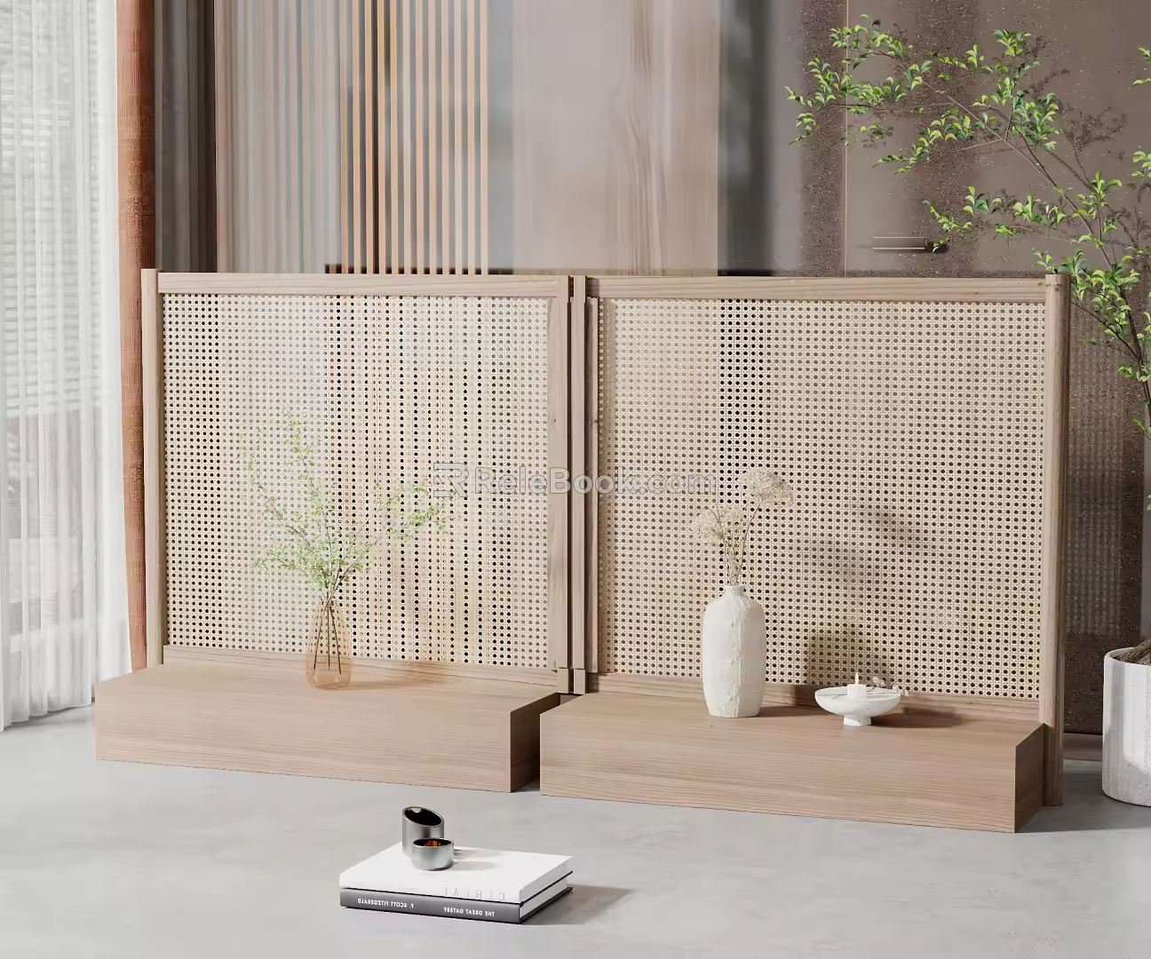 Silent screen partition screen 3d model
