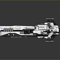 Modern space fighter fighter fighter sci-fi fighter sci-fi fighter 3d model