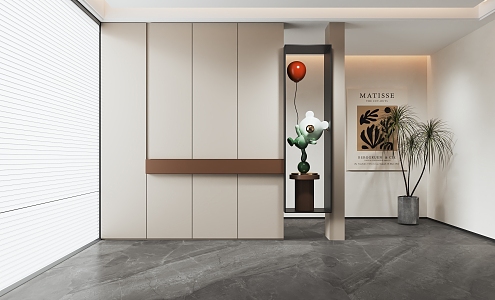 Modern Entrance 3d model