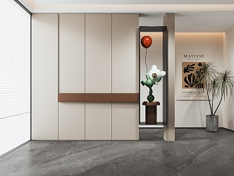 Modern Entrance 3d model