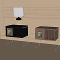 Modern bedside table 3d model