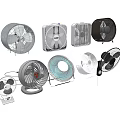 Different Types of Air Cooling Fans Featuring Portable Wall Mounted and Table Top Designs