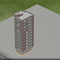 Single Family Villa in Green Grassland with Multi Story Design Multiple Windows and Balconies