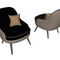 Modern Single Sofa 3d model