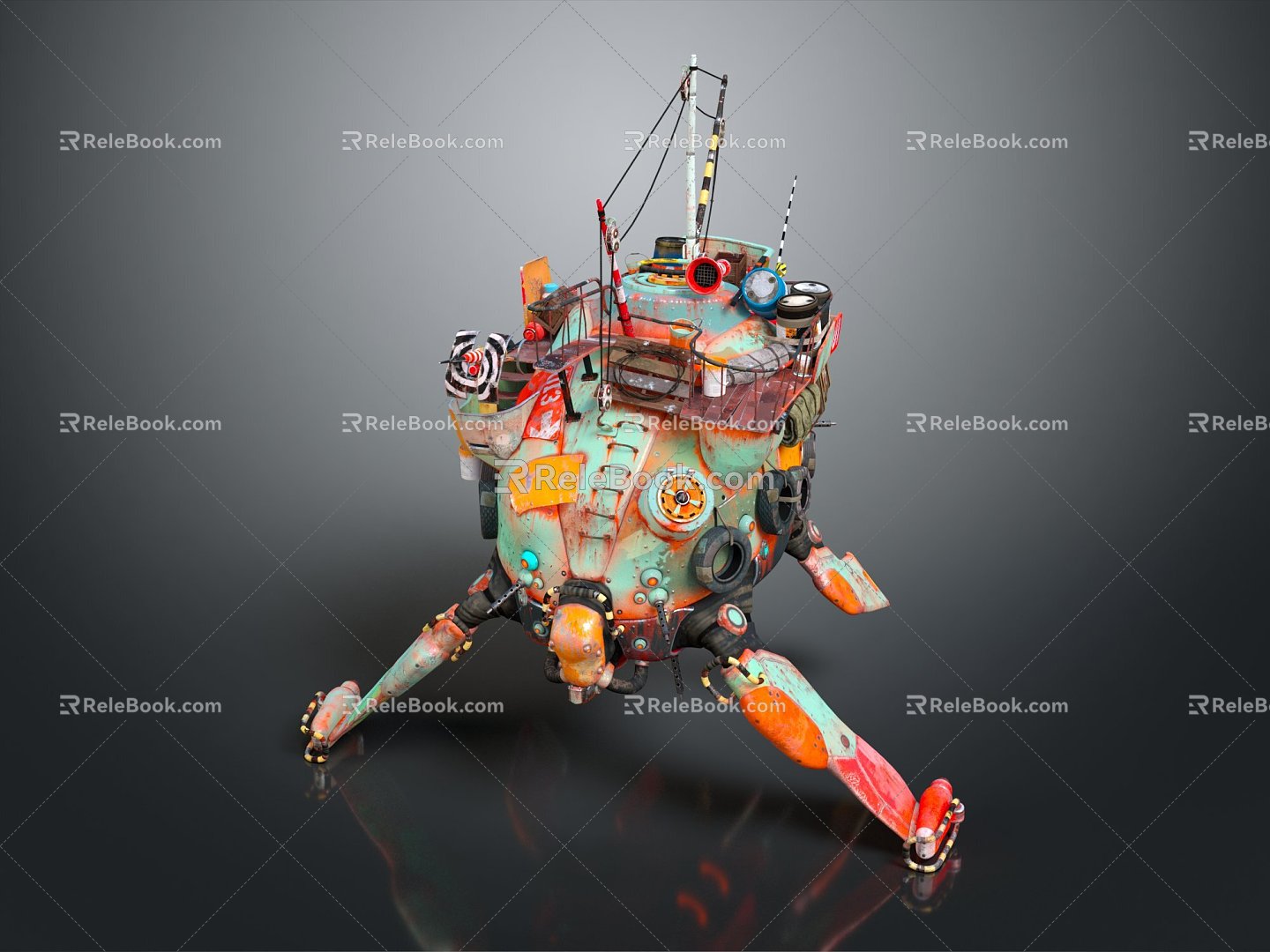 Industrial LOFT fighter sci-fi fighter sci-fi fighter space fighter 3d model