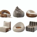 Modern Single Sofa Designs Featuring Various Comfortable Styles Like Bean Bag Curved And Modular Shapes