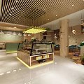 Spacious Supermarket Department Store Interior With Shelves Stocked Diverse Goods Bright Lighting And Wide Aisles
