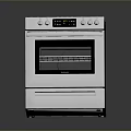 Toshiba Stainless Steel Electric Oven With Modern Digital Display And Control Panel