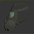 Gas Mask Science Fiction Gas Mask Gas Mask Respirator Breathing Mask Biochemical Mask Science Fiction Mask 3d model