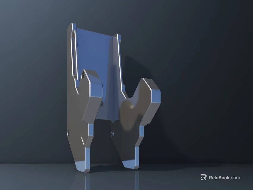 Modern Metallic Road Infrastructure Component With Sturdy Support Structure Design 3d model 