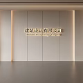Modern Front Desk Background Wall Simple Background Wall Front Desk Reception Area Background Wall Company Front Desk Background Wall 3d model