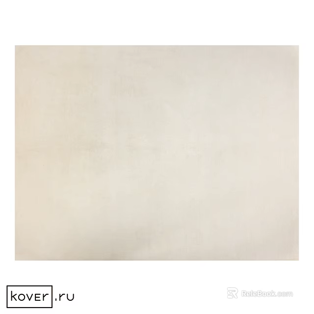 Soft Beige Square Rug Ideal For Modern Home Living Spaces 3d model 