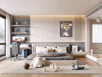 Modern Children's Room 3d model