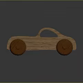 Wooden Electric Toy Car With Classic Design And Smooth Rolling Wheels