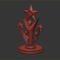 Light Luxury Trophy Award Trophy 3d model