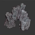 Artistic Wooden Stone Sculpture With Textured Surface And Natural Design Elements
