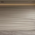 Song style front desk background wall simple background wall front desk reception area background wall company front desk background wall 3d model