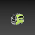 DC5500 Inverter Portable Device With True Power Output And Lime Green Design