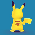Pikachu Game And Movie Character With Crossed Arms Yellow Body Red Cheeks And Lightning Tail
