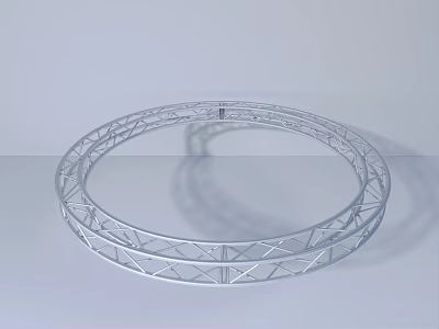 Public Facility Durable Metal Circular Truss Structure For Event Decorations 3d model