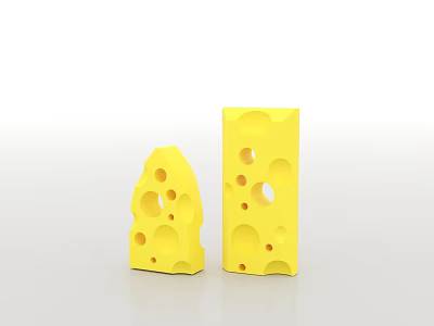Modern Cheese 3d model