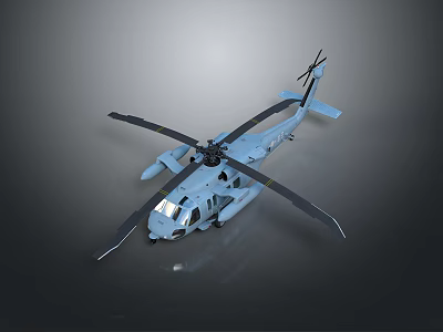 3D Model Of Aerospace Helicopter Showcasing Space Exploration Design Elements 3d model