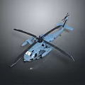 3D Model Of Aerospace Helicopter Showcasing Space Exploration Design Elements 3d model