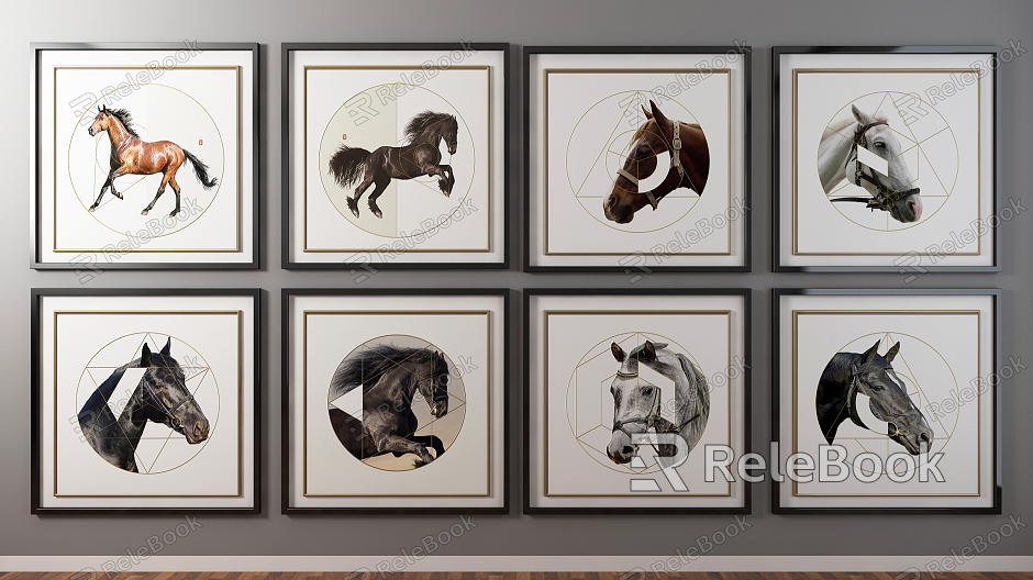 Modern Animal Painting Hanging Painting model