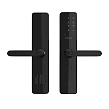 Black Smart Door Handle Featuring Digital Keypad For Xiaomi Smart Lock 3d model