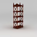 Technology Exhibition Hall Wooden Multi Tier Decorative Display Shelf for Tech Exhibits