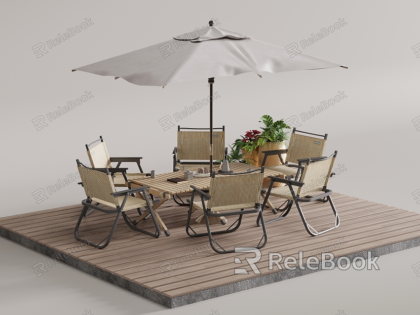 Outdoor tables and chairs umbrellas model