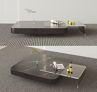 Minotti Miloti Coffee Table 3d model