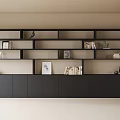 Modern Bookshelf Storage Rack 3d model