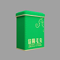 Modern Tea Box Metal Tea Cans 3d model