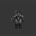 Modern Robot Transformers Gundam Warrior Gundam Mecha Warrior 3d model