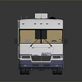 Bus Large Bus CMB Medium Van Large Van Bus School Bus Van Box Car 3d model
