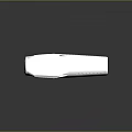 Shiny Silver Sleek Metallic Object With Reflective Surface And Modern Curved Design Details