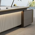 Modern Luxury Executive Office Desk With Ergonomic Boss Chair And Matching Full Storage Cabinets
