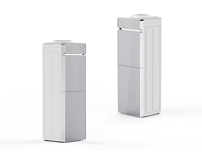 White Upright Household Appliances With Sleek Modern Design For Home Use 3d model