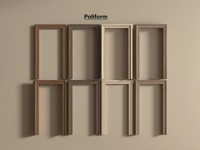 Pellform Frames Collection With Various Colors And Styles For Wall Decoration 3d model