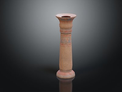 National wind pillar stone pillar 3d model