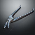 Vintage Metal Pliers With Worn Handles And Antique Hand Tool Design