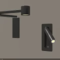 Modern Black Wall Lamps With Adjustable Arm And Sleek Design For Home Lighting