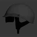 Shiny Metallic Combat Helmet With Face Shield Essential Weapon Protection Gear