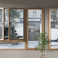 Modern window window combination 3d model