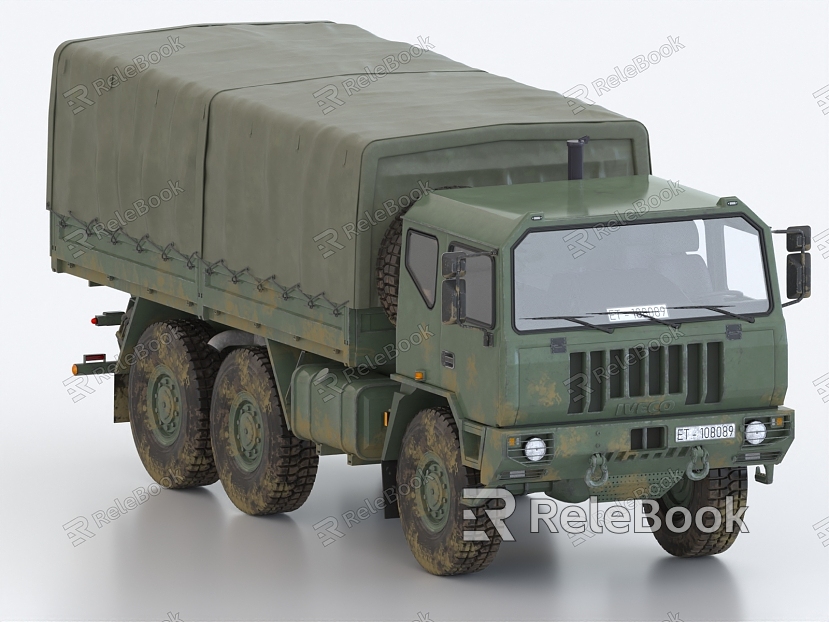 Truck Military Truck Military Transporter model